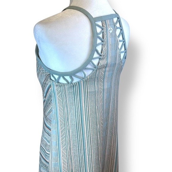 Prana Womens XS Ardor Dress Agave Samba Halter Neck Mini Dress Spaghetti Strap - Picture 8 of 11